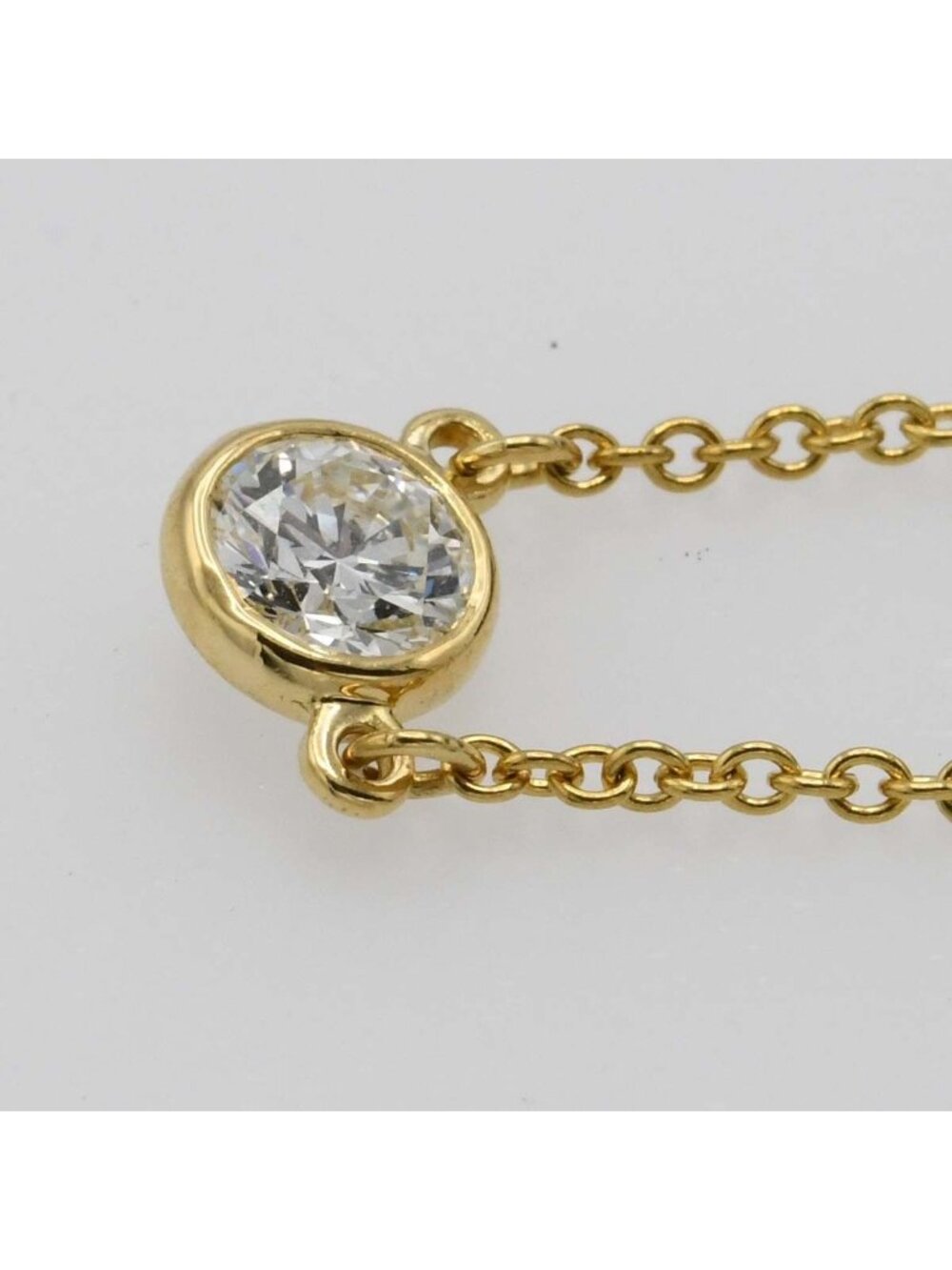 Tiffany & Co Polished Necklace by the Yard YG 750 5 - Picture 2 of 6